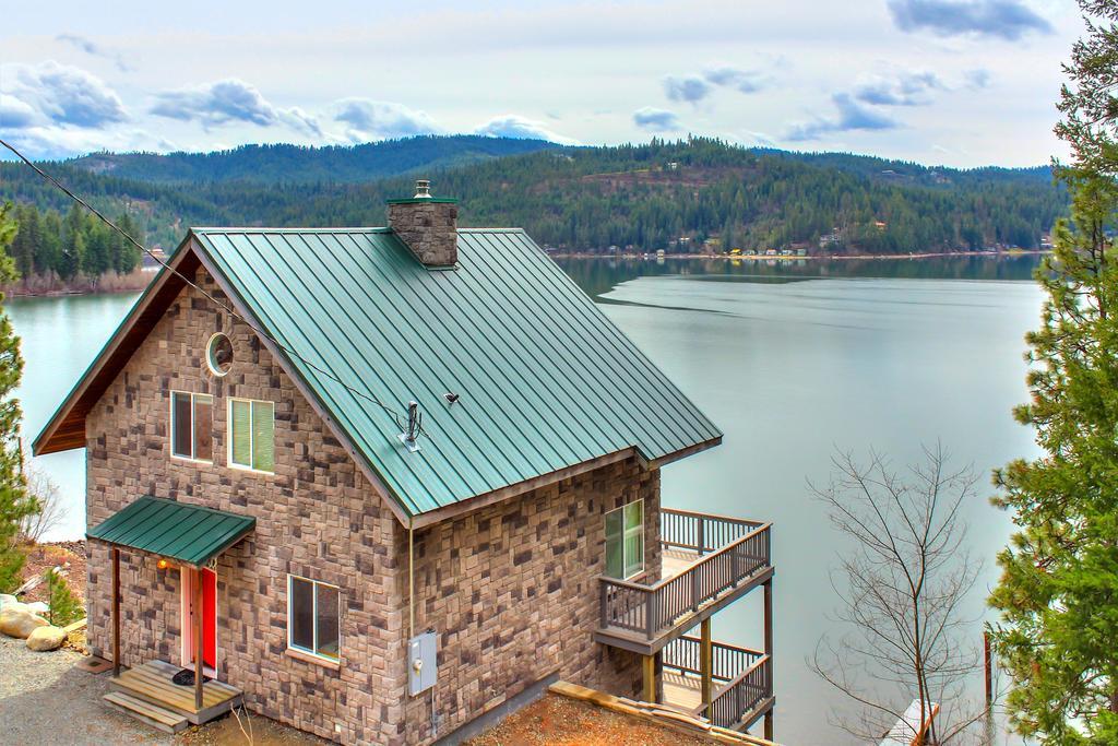 Beautiful Lake Coeur D'Alene Cabin On The Bay Hotell Mica Exteriör bild