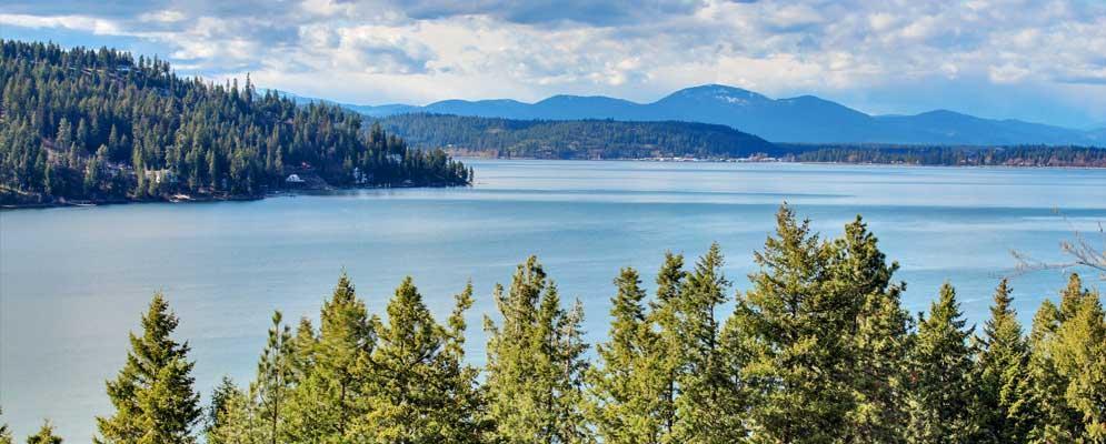 Beautiful Lake Coeur D'Alene Cabin On The Bay Hotell Mica Rum bild